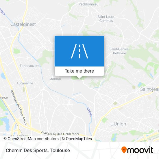 Chemin Des Sports map