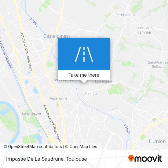 Impasse De La Saudrune map