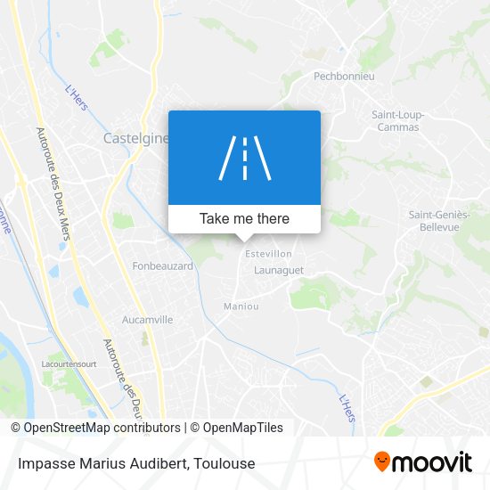 Impasse Marius Audibert map