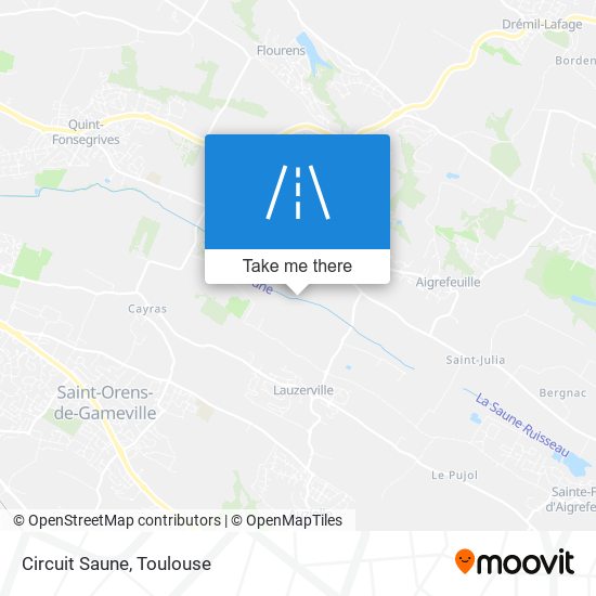 Circuit Saune map