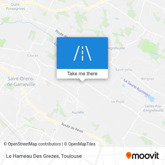 Le Hameau Des Grezes map