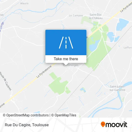 Rue Du Cagire map