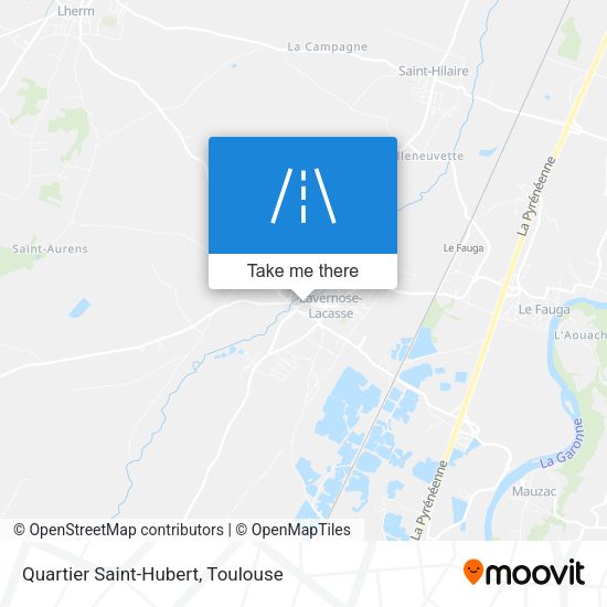 Quartier Saint-Hubert map