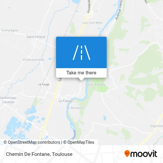 Chemin De Fontane map