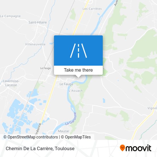 Chemin De La Carrère map