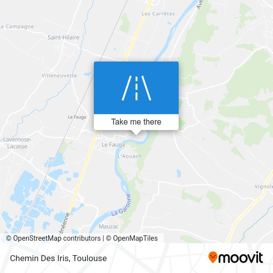 Chemin Des Iris map