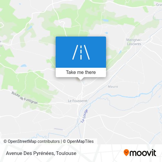 Avenue Des Pyrénées map