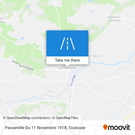 Passerelle Du 11 Novembre 1918 map