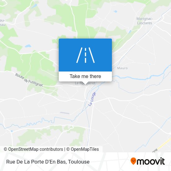 Rue De La Porte D'En Bas map