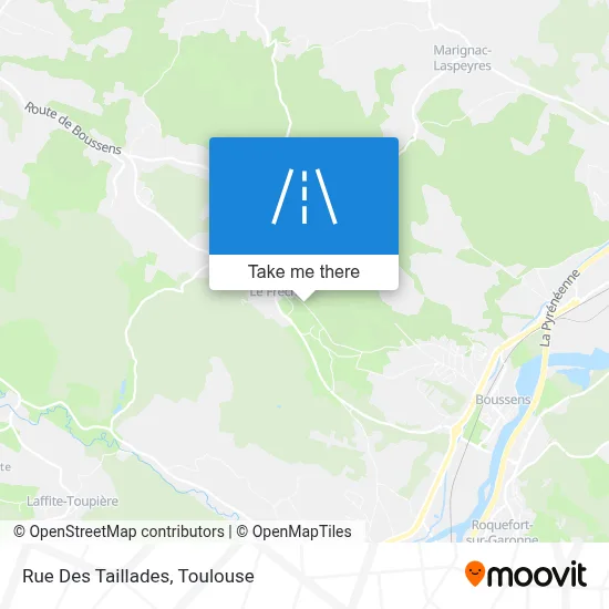 Rue Des Taillades map