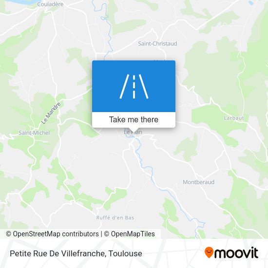 Petite Rue De Villefranche map
