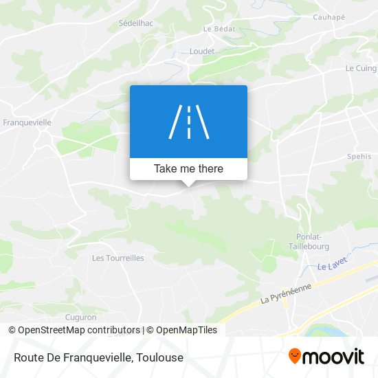 Route De Franquevielle map