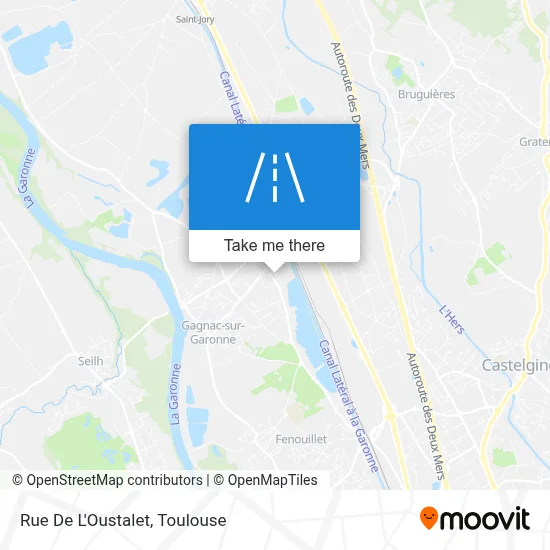 Rue De L'Oustalet map