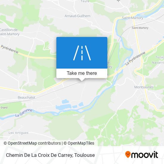 Chemin De La Croix De Carrey map