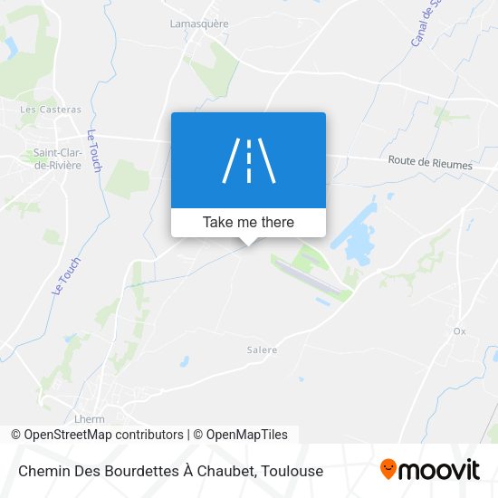 Chemin Des Bourdettes À Chaubet map