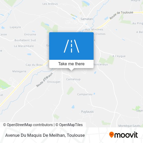 Avenue Du Maquis De Meilhan map
