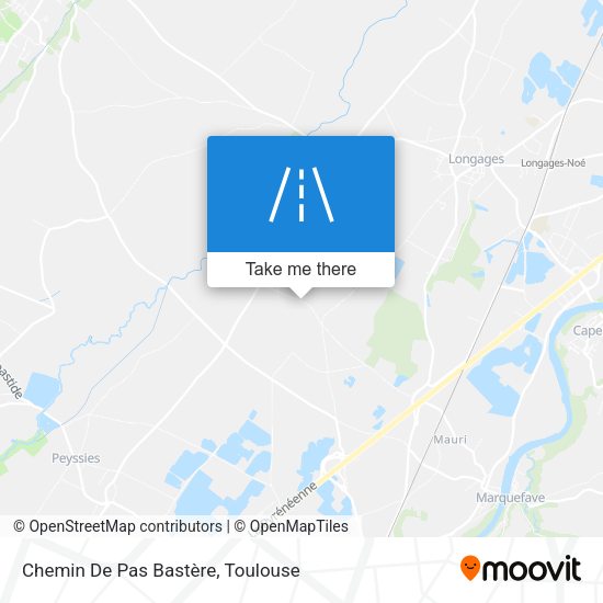 Chemin De Pas Bastère map