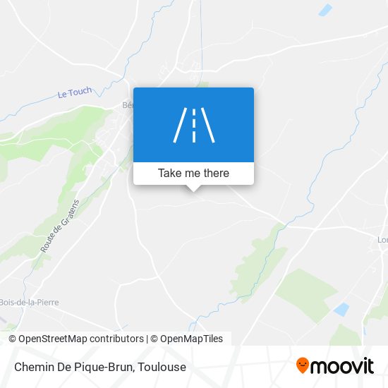 Chemin De Pique-Brun map