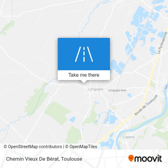 Chemin Vieux De Bérat map