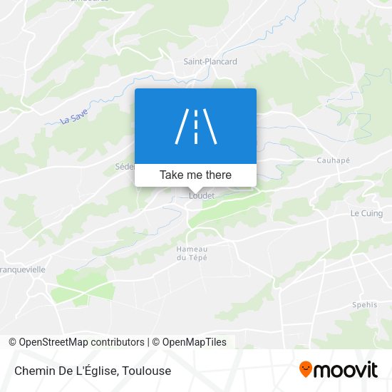 Chemin De L'Église map
