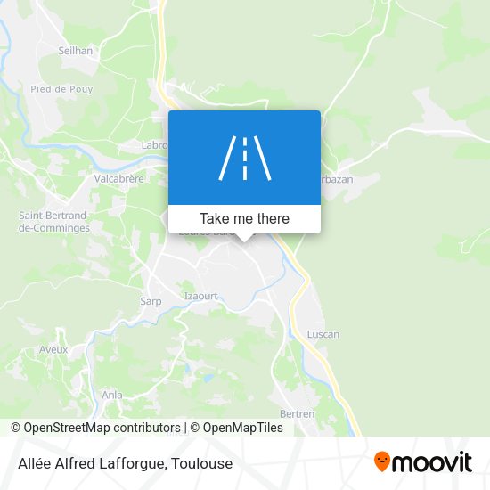 Allée Alfred Lafforgue map