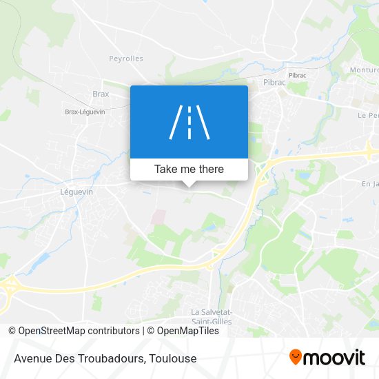 Avenue Des Troubadours map