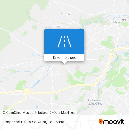Impasse De La Salvetat map