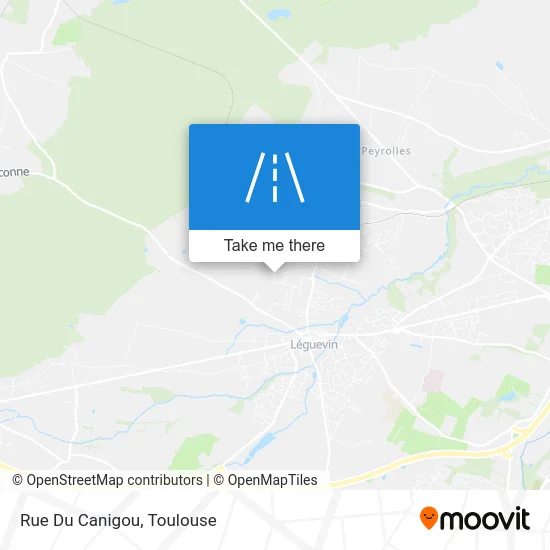 Rue Du Canigou map