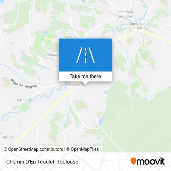 Chemin D'En Téoulet map