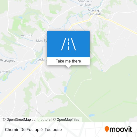 Chemin Du Foulupié map