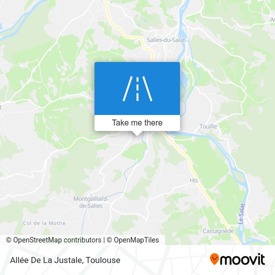 Allée De La Justale map