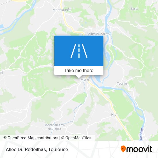 Allée Du Redeilhas map