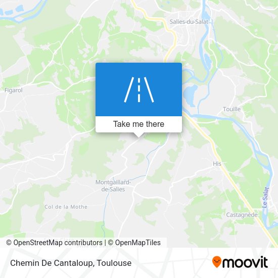 Chemin De Cantaloup map