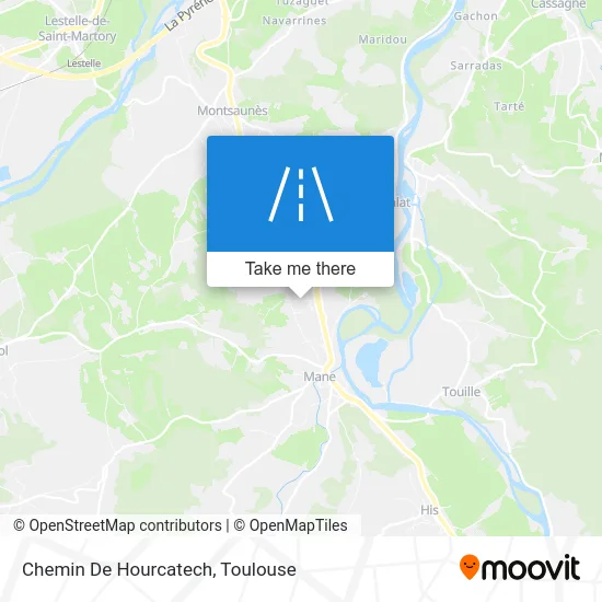 Chemin De Hourcatech map