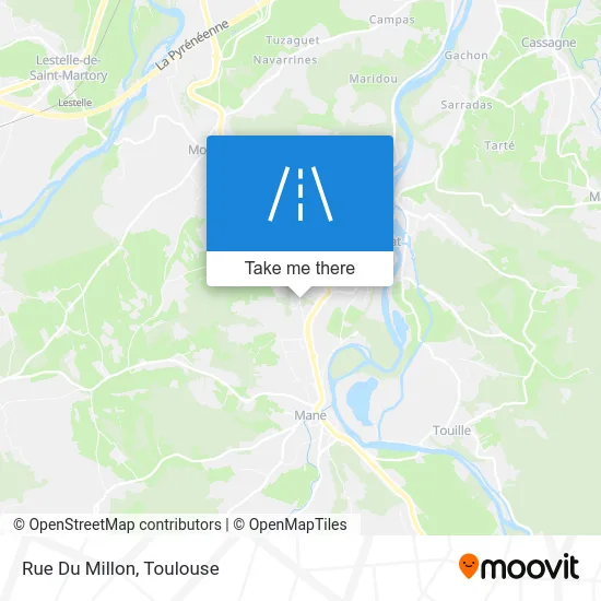 Rue Du Millon map