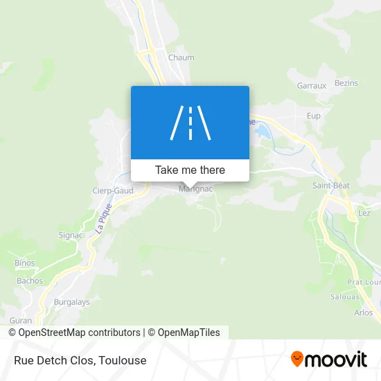 Rue Detch Clos map