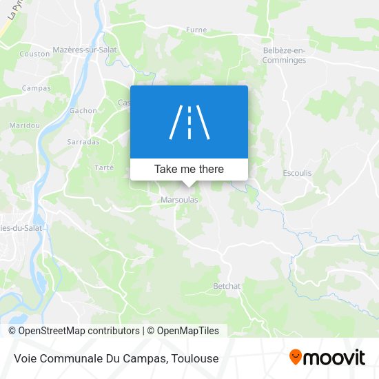 Voie Communale Du Campas map