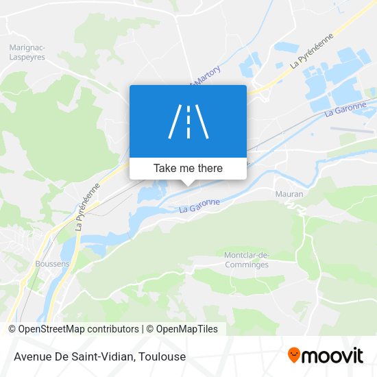 Avenue De Saint-Vidian map