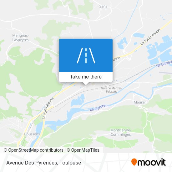 Avenue Des Pyrénées map