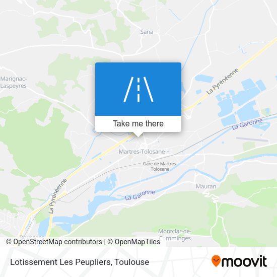 Lotissement Les Peupliers map