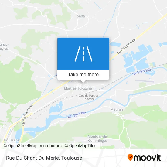 Rue Du Chant Du Merle map