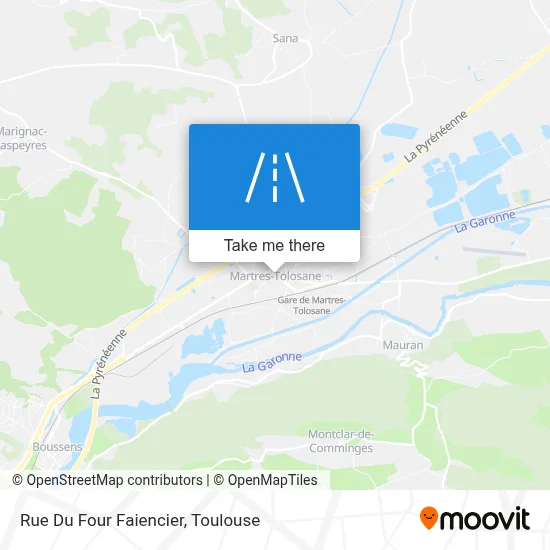 Rue Du Four Faiencier map