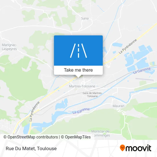 Rue Du Matet map
