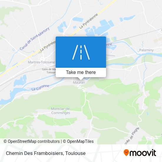 Chemin Des Framboisiers map