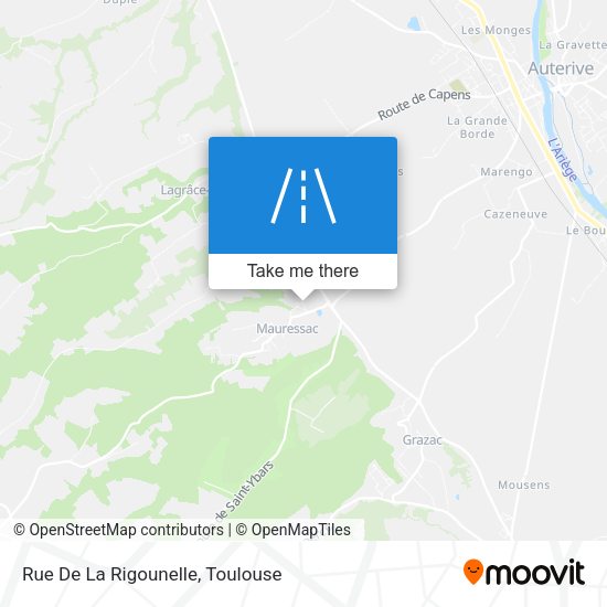 Rue De La Rigounelle map