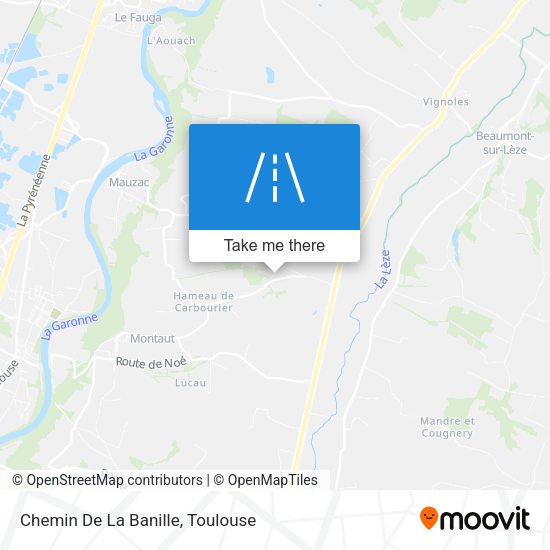 Chemin De La Banille map