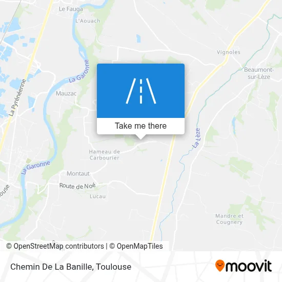 Chemin De La Banille map