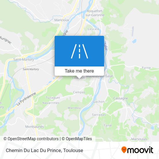 Chemin Du Lac Du Prince map