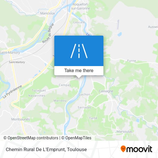 Chemin Rural De L'Emprunt map
