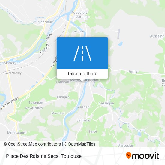 Place Des Raisins Secs map